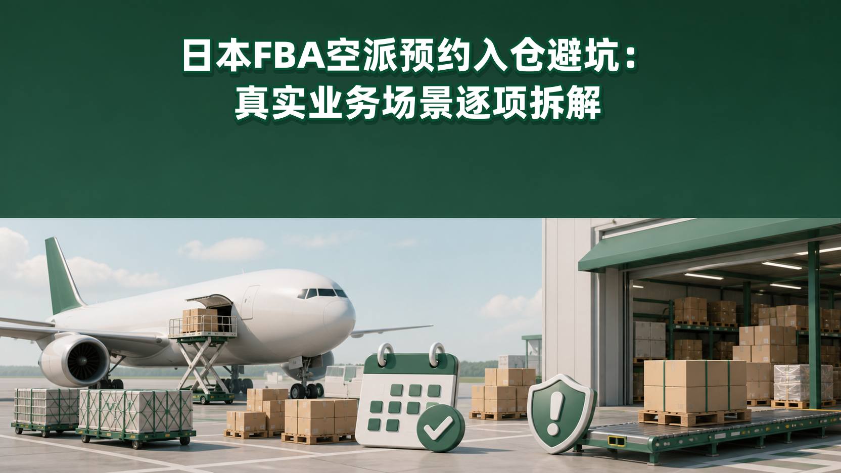 日本FBA空派预约入仓避坑：真实业务场景逐项拆解