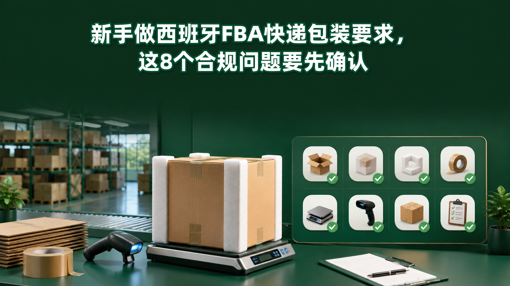 新手做西班牙FBA快递包装要求，这8个合规问题要先确认