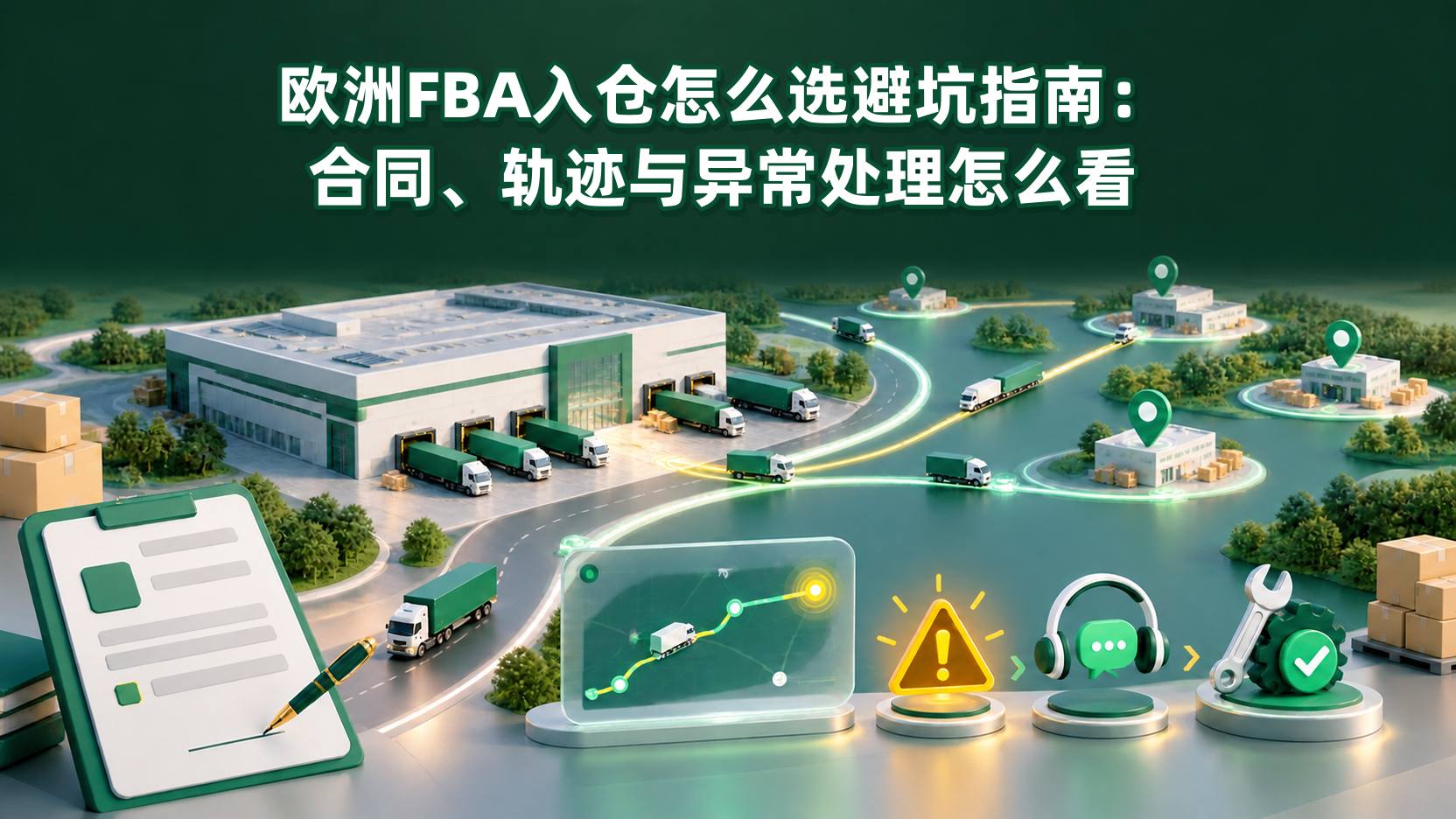 欧洲FBA入仓怎么选避坑指南:合同、轨迹与异常处理怎么看 欧洲FBA入仓怎么选避坑指南:合同、轨迹与异常处理怎么看