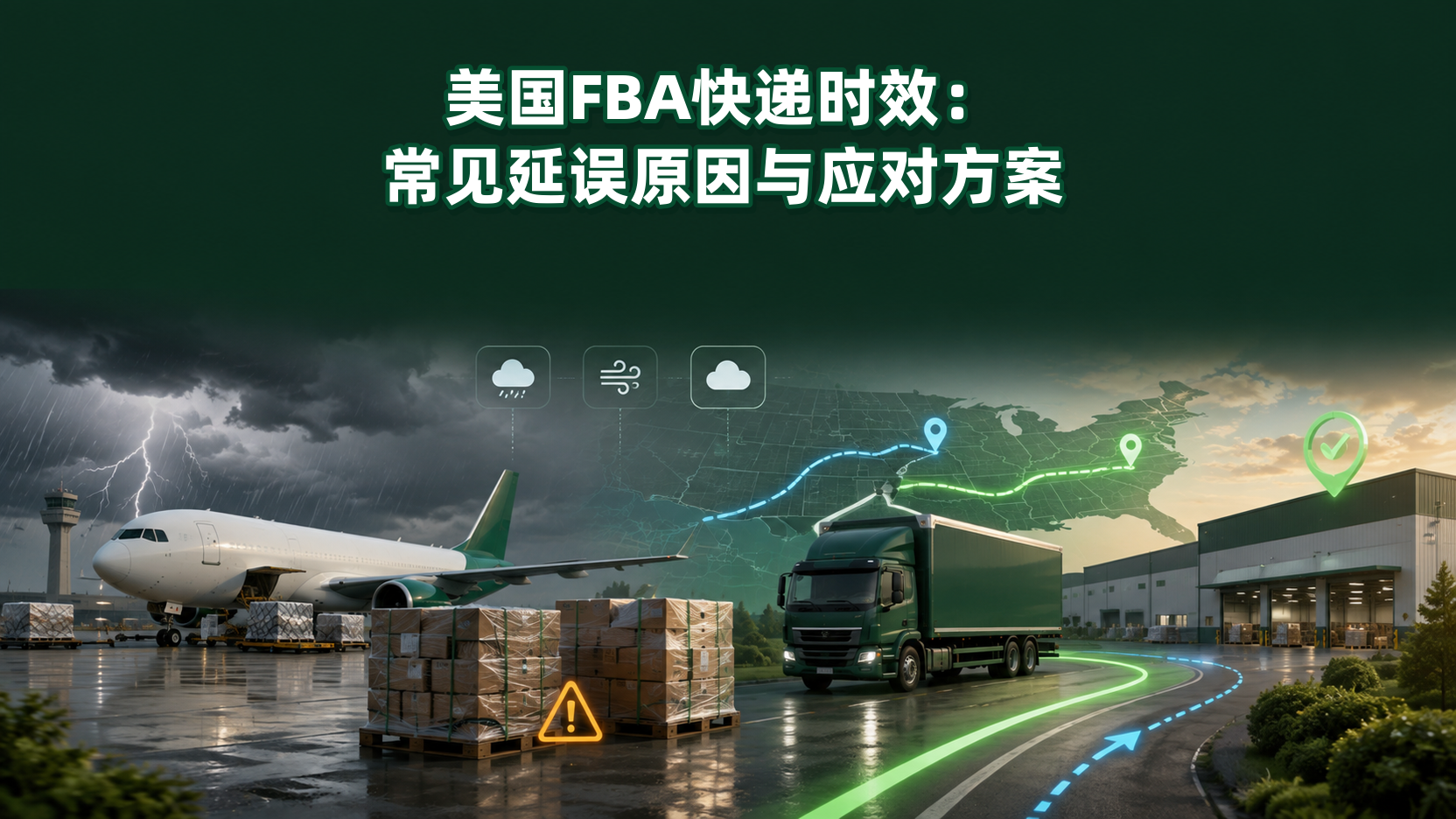 美国FBA快递时效:常见延误原因与应对方案 美国FBA快递时效:常见延误原因与应对方案