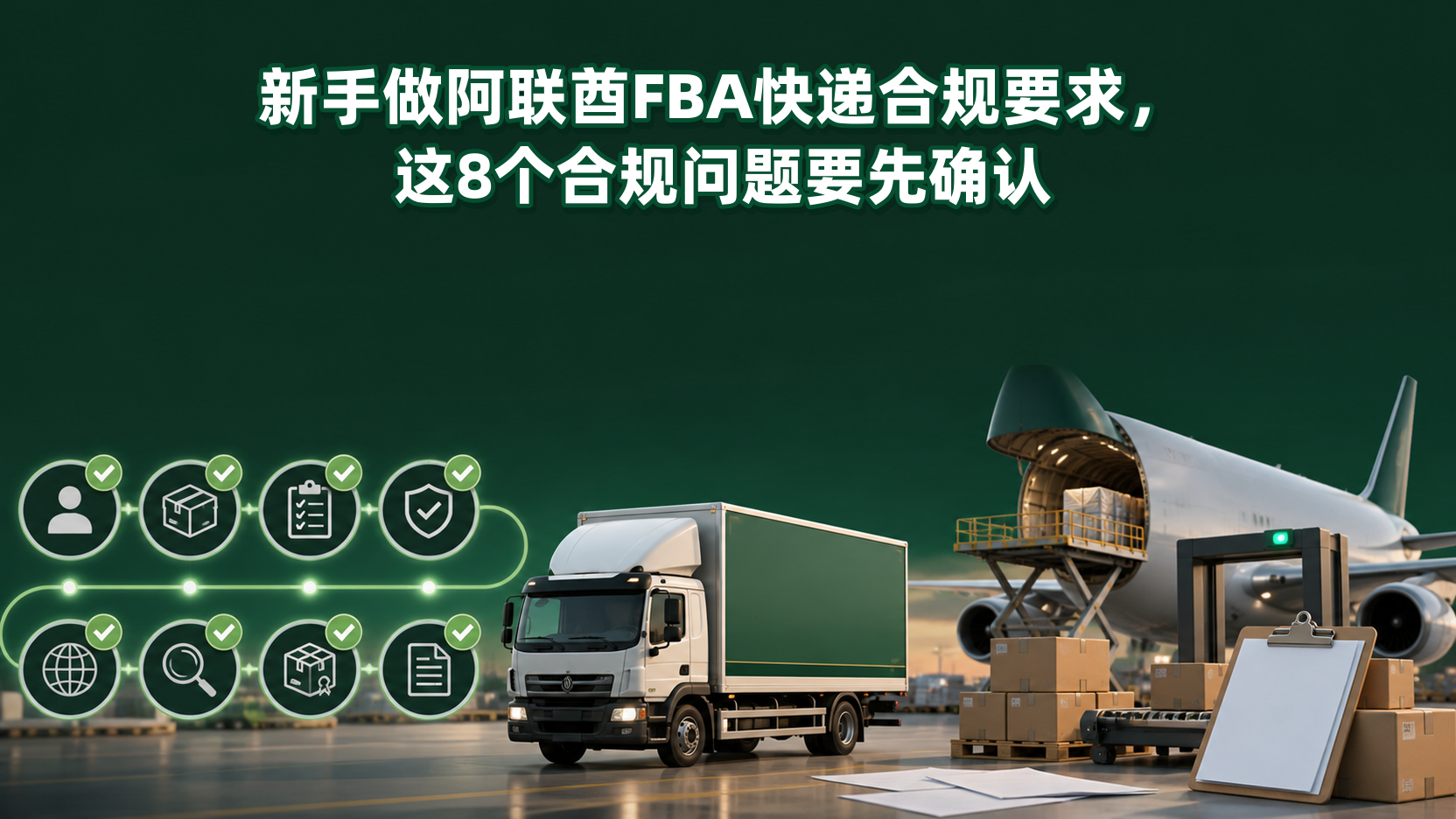 新手做阿联酋FBA快递合规要求，这8个合规问题要先确认