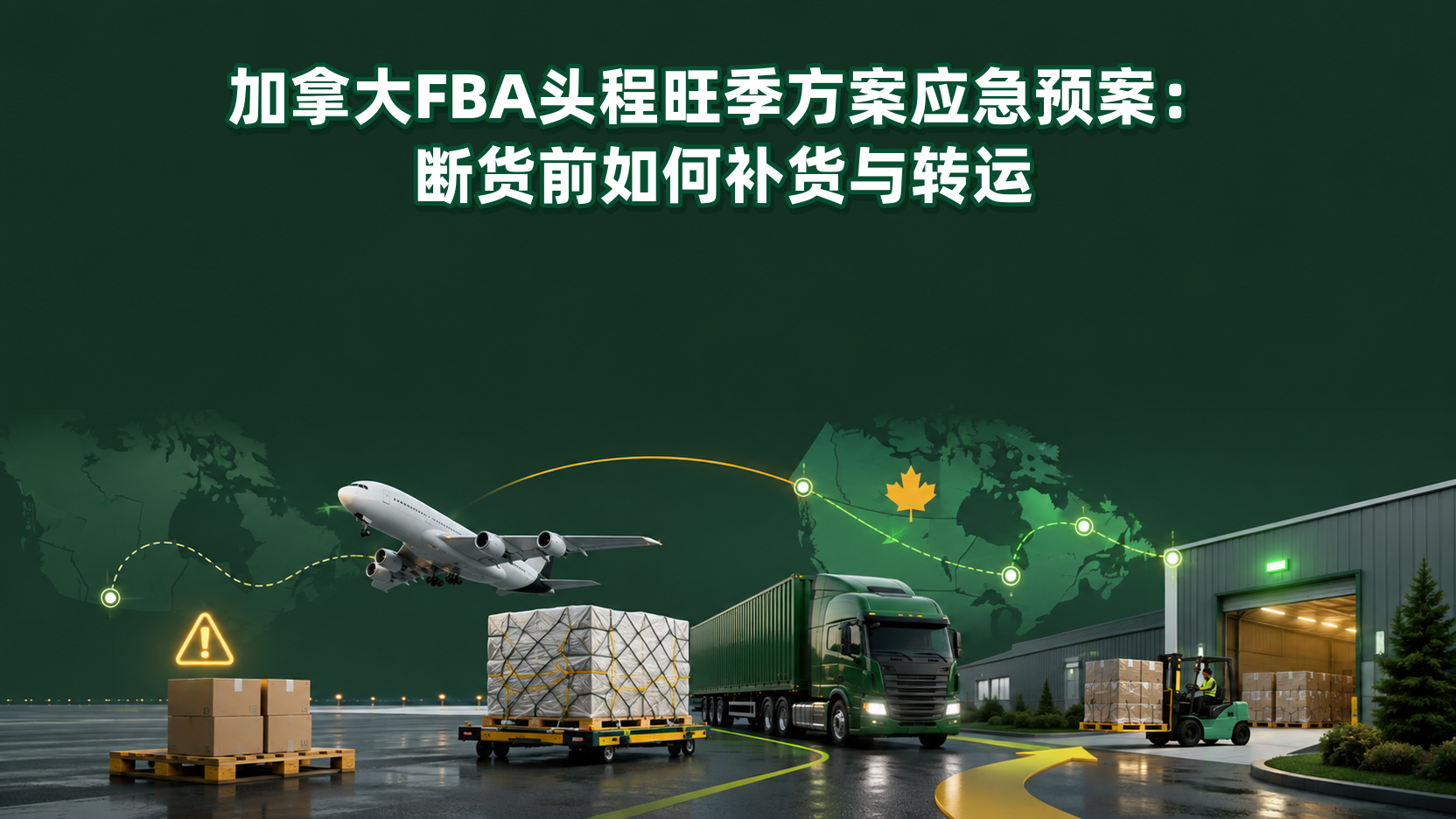 加拿大FBA头程旺季方案应急预案:断货前如何补货与转运 加拿大FBA头程旺季方案应急预案:断货前如何补货与转运