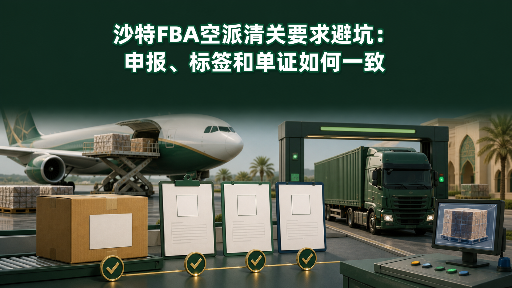 沙特FBA空派清关要求避坑:申报、标签和单证如何一致 沙特FBA空派清关要求避坑:申报、标签和单证如何一致