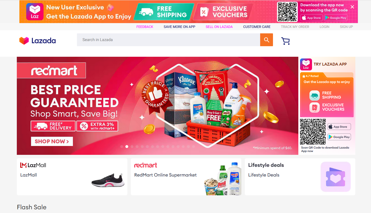 lazada电商平台官网页面 lazada电商平台官网页面