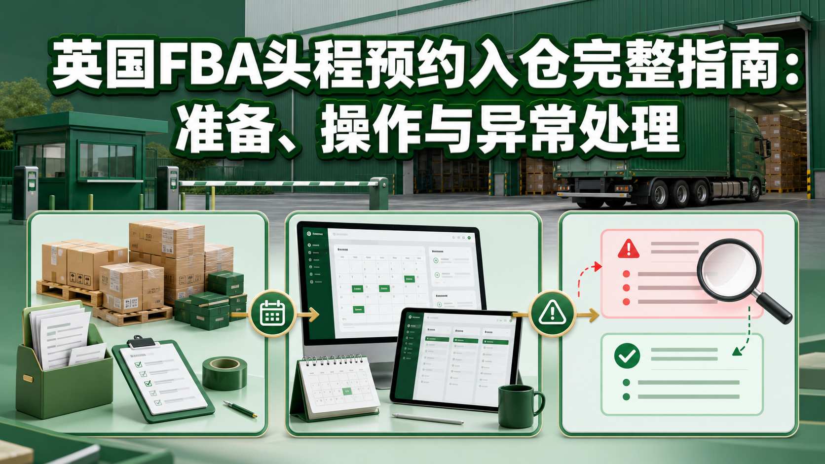 英国FBA头程预约入仓完整指南:准备、操作与异常处理 英国FBA头程预约入仓完整指南:准备、操作与异常处理