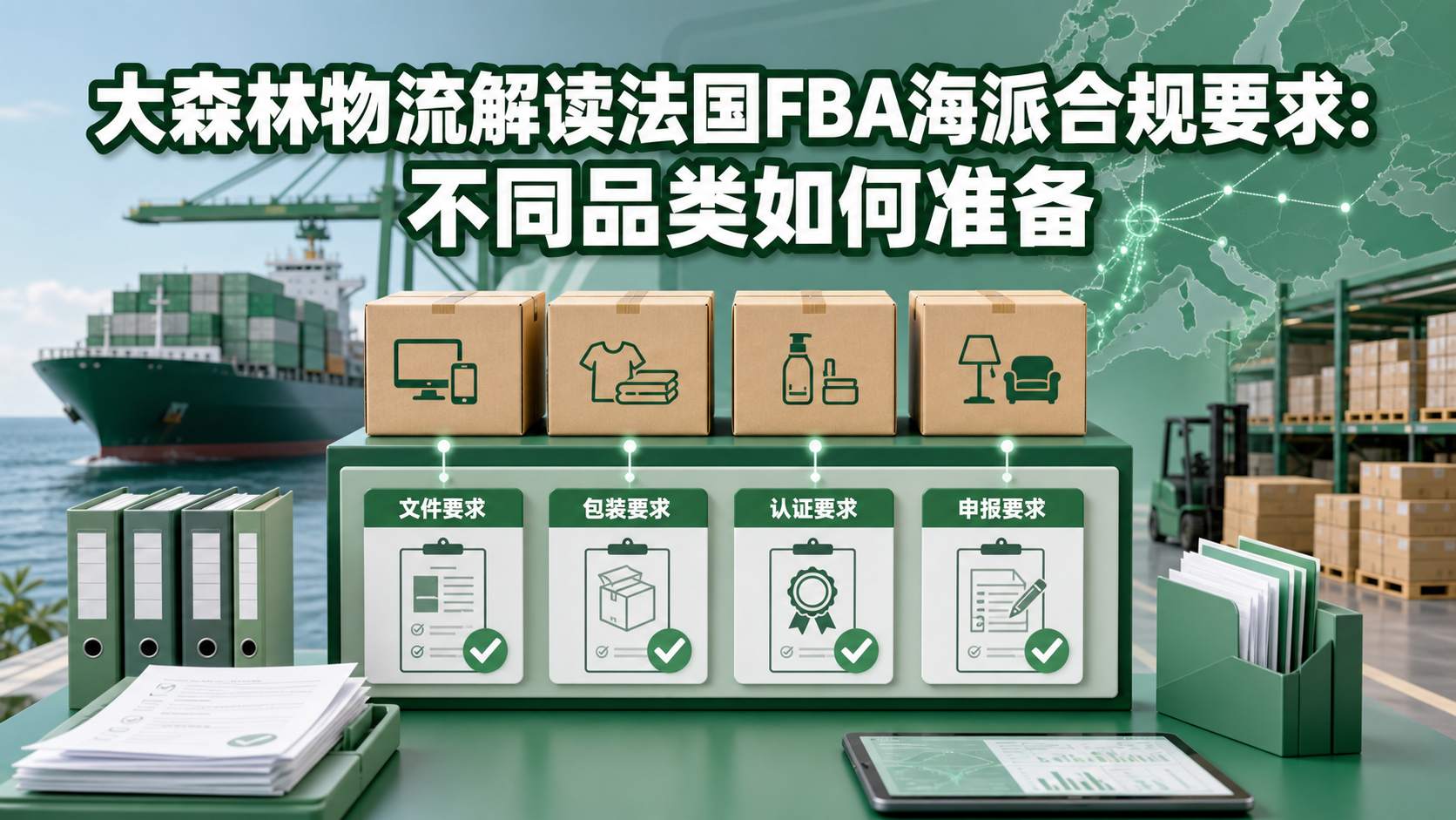 大森林物流解读法国FBA海派合规要求:不同品类如何准备 大森林物流解读法国FBA海派合规要求:不同品类如何准备