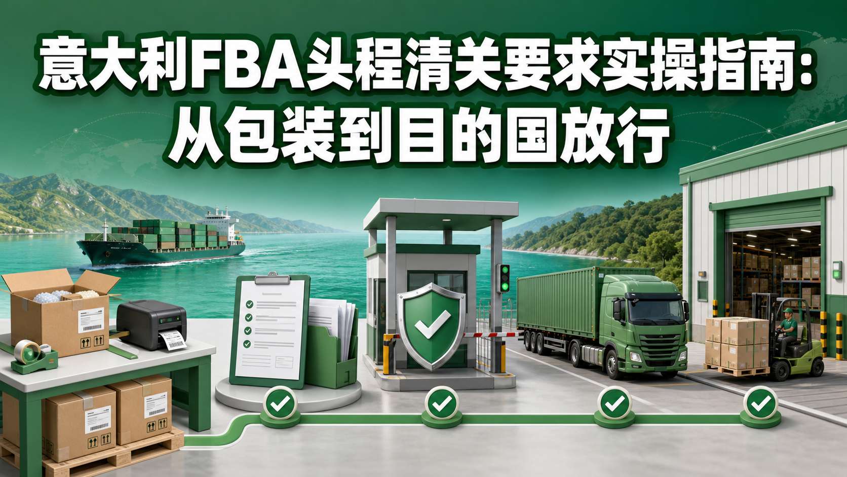 意大利FBA头程清关要求实操指南：从包装到目的国放行