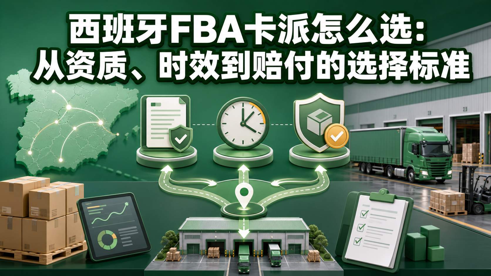 西班牙FBA卡派怎么选:从资质、时效到赔付的选择标准 西班牙FBA卡派怎么选:从资质、时效到赔付的选择标准