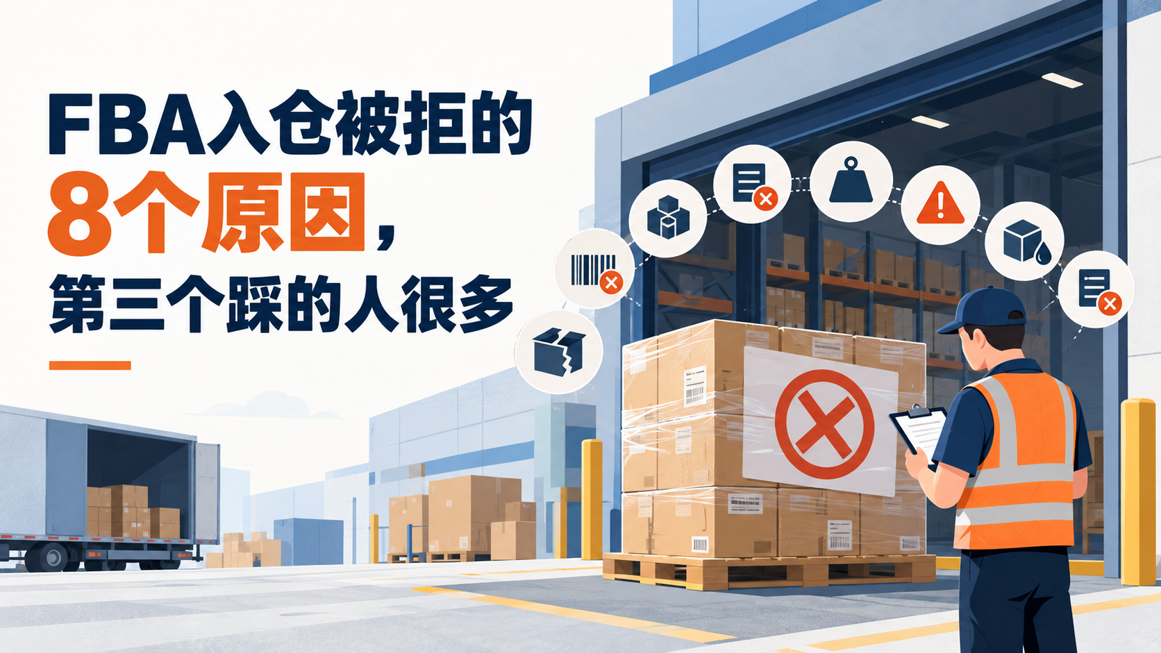 FBA入仓被拒的8个原因，第三个踩的人很多