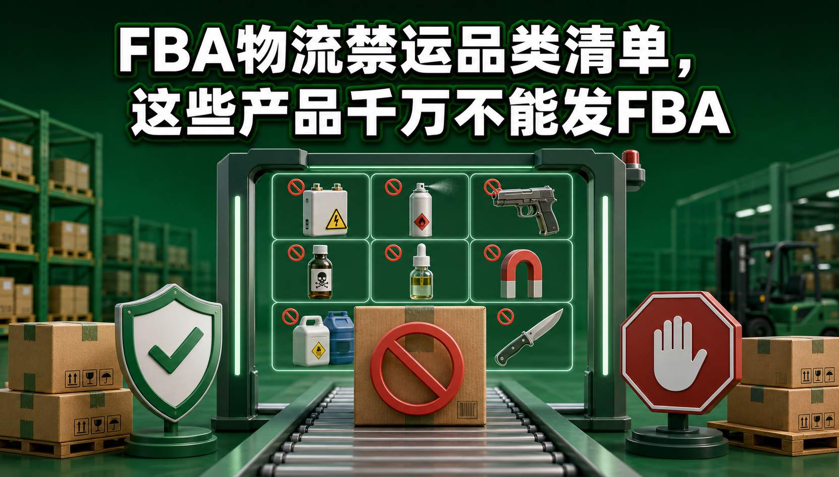 FBA物流禁运品类清单,这些产品千万不能发FBA FBA物流禁运品类清单,这些产品千万不能发FBA