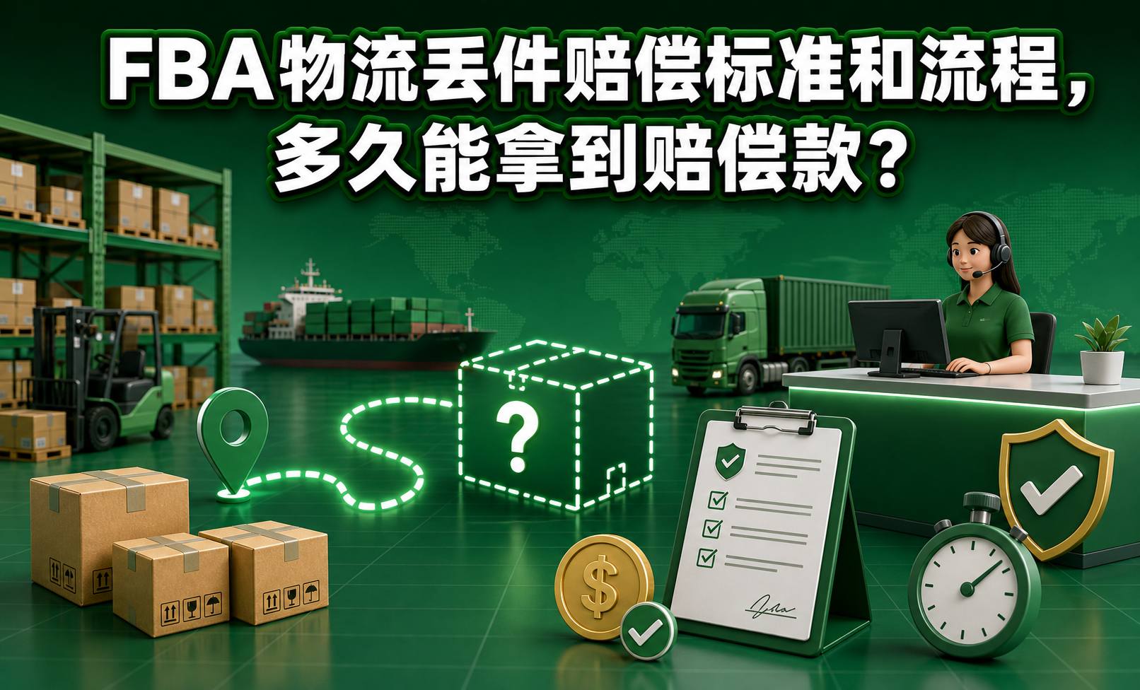 FBA物流丢件赔偿标准和流程,多久能拿到赔偿款? FBA物流丢件赔偿标准和流程,多久能拿到赔偿款?