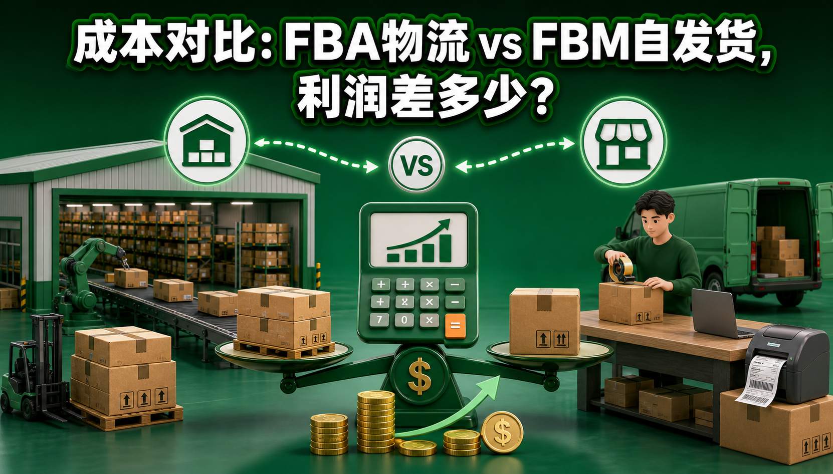 成本对比：FBA物流 vs FBM自发货，利润差多少？