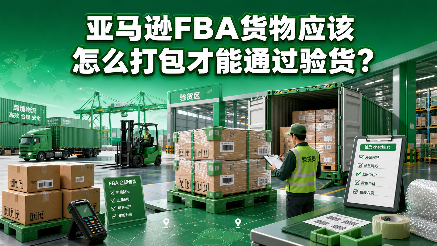 亚马逊FBA货物应该怎么打包才能通过验货？