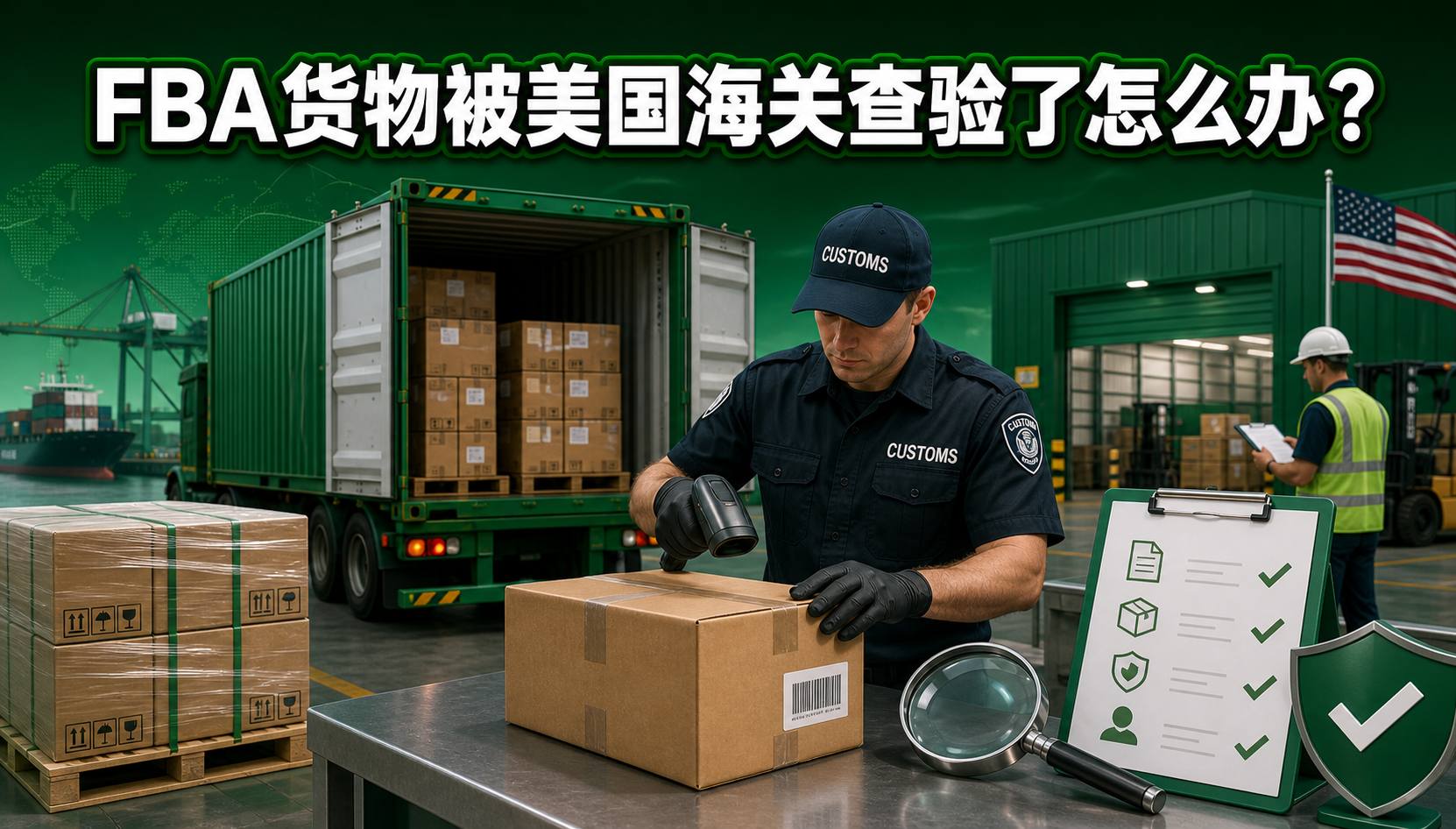FBA货物被美国海关查验了怎么办？