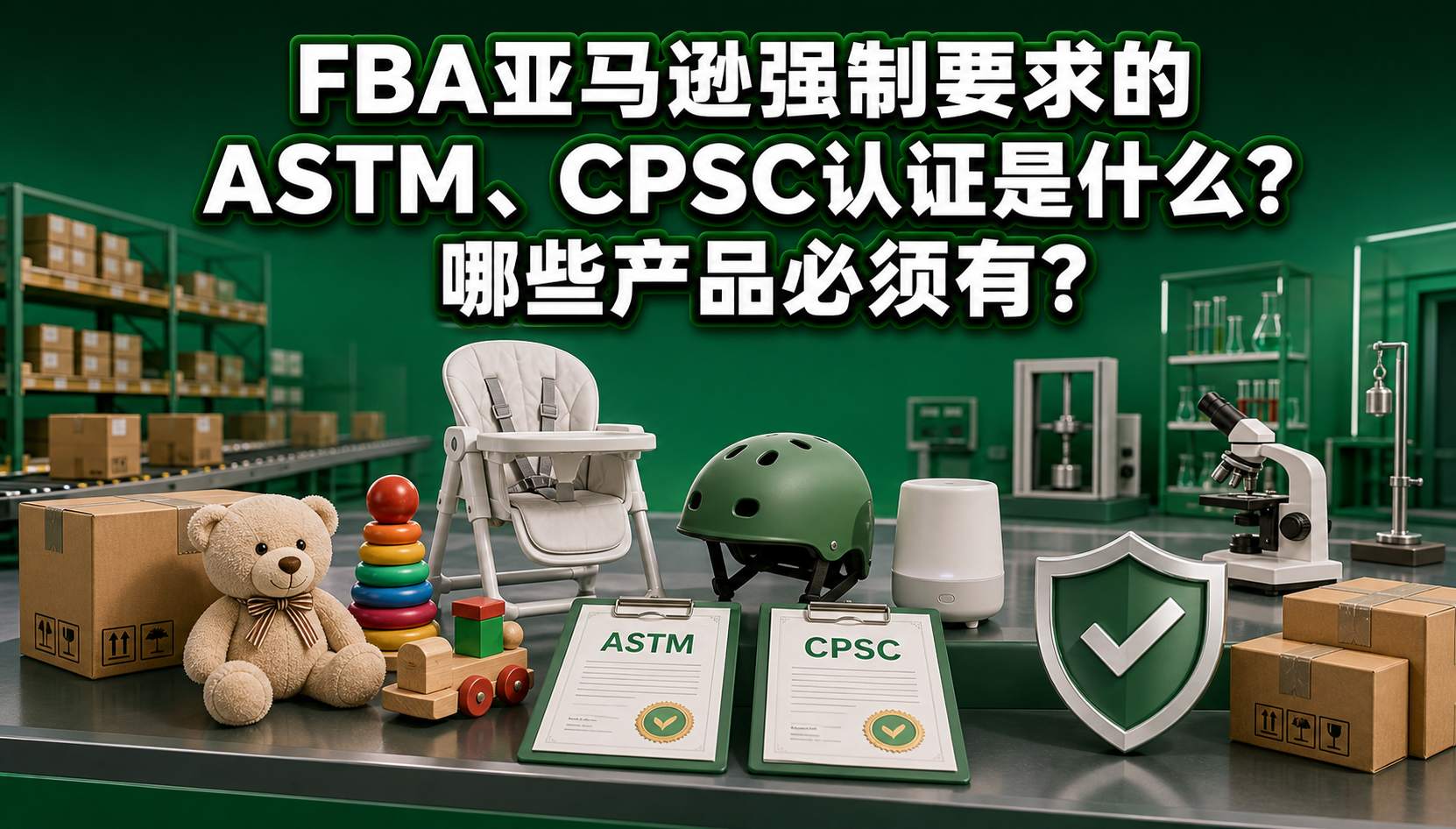 FBA亚马逊强制要求的ASTM、CPSC认证是什么?哪些产品必须有? FBA亚马逊强制要求的ASTM、CPSC认证是什么?哪些产品必须有?