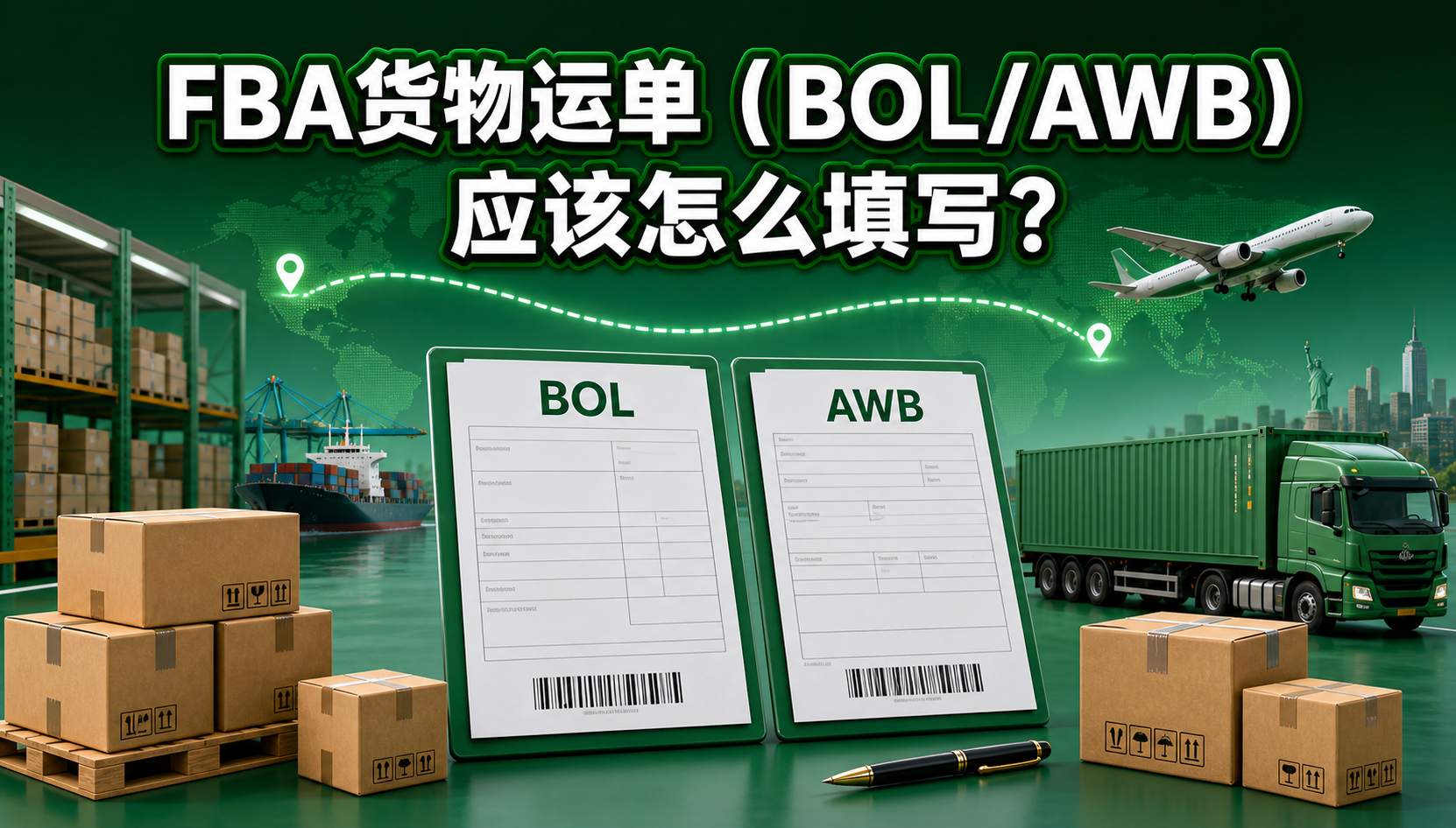 FBA货物运单(BOL/AWB)应该怎么填写? FBA货物运单(BOL/AWB)应该怎么填写?
