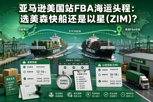 亚马逊美国站FBA海运头程:选美森快船还是以星(ZIM)? 亚马逊美国站FBA海运头程:选美森快船还是以星(ZIM)?