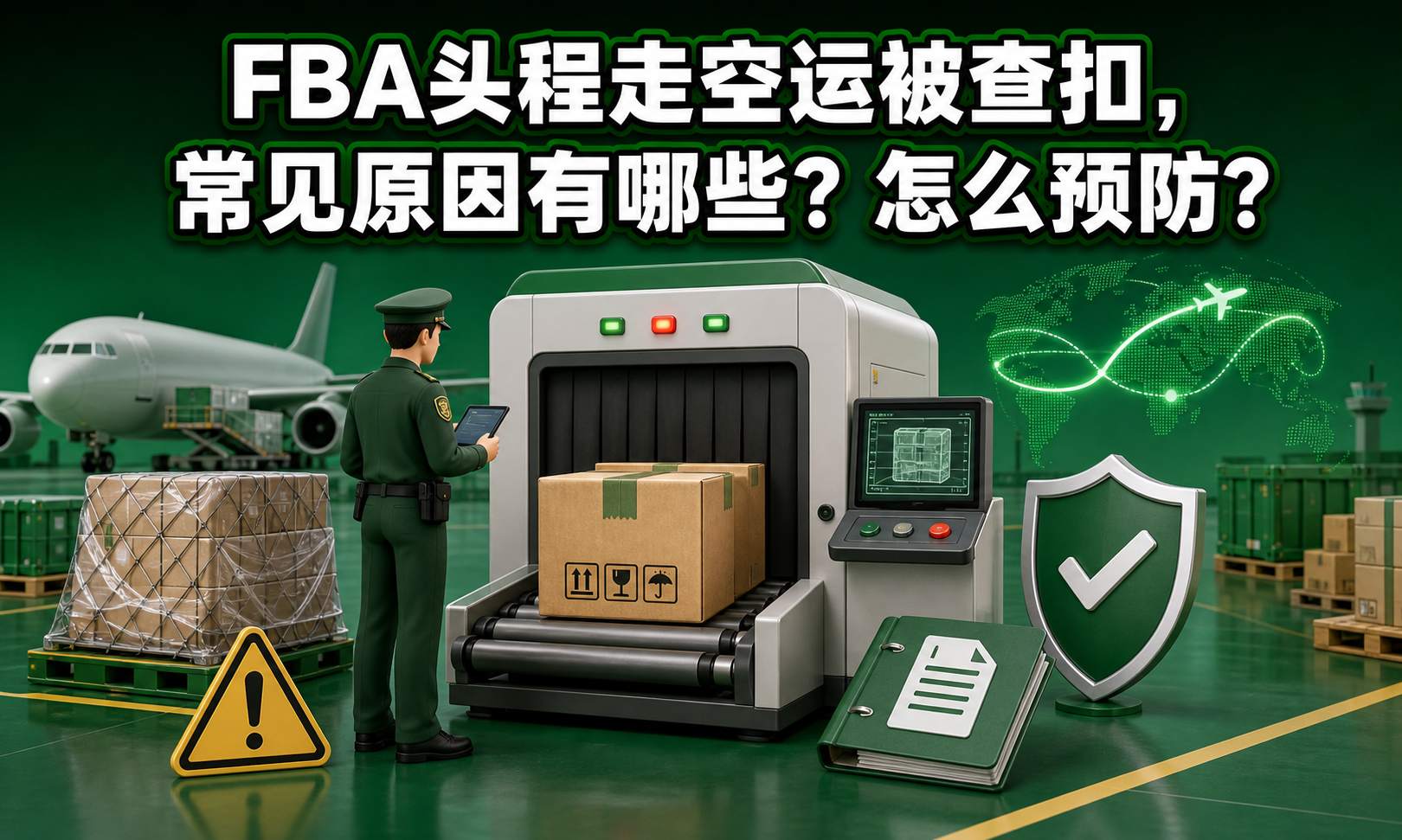 FBA头程走空运被查扣,常见原因有哪些?怎么预防? FBA头程走空运被查扣,常见原因有哪些?怎么预防?