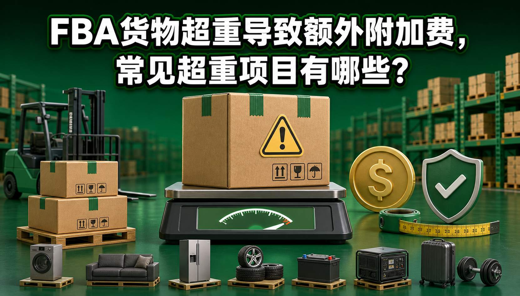 FBA货物超重导致额外附加费,常见超重项目有哪些? FBA货物超重导致额外附加费,常见超重项目有哪些?
