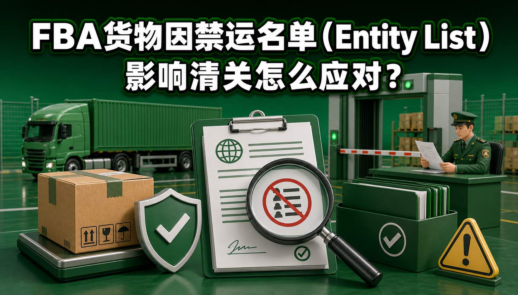 FBA货物因禁运名单影响清关怎么应对? FBA货物因禁运名单影响清关怎么应对?