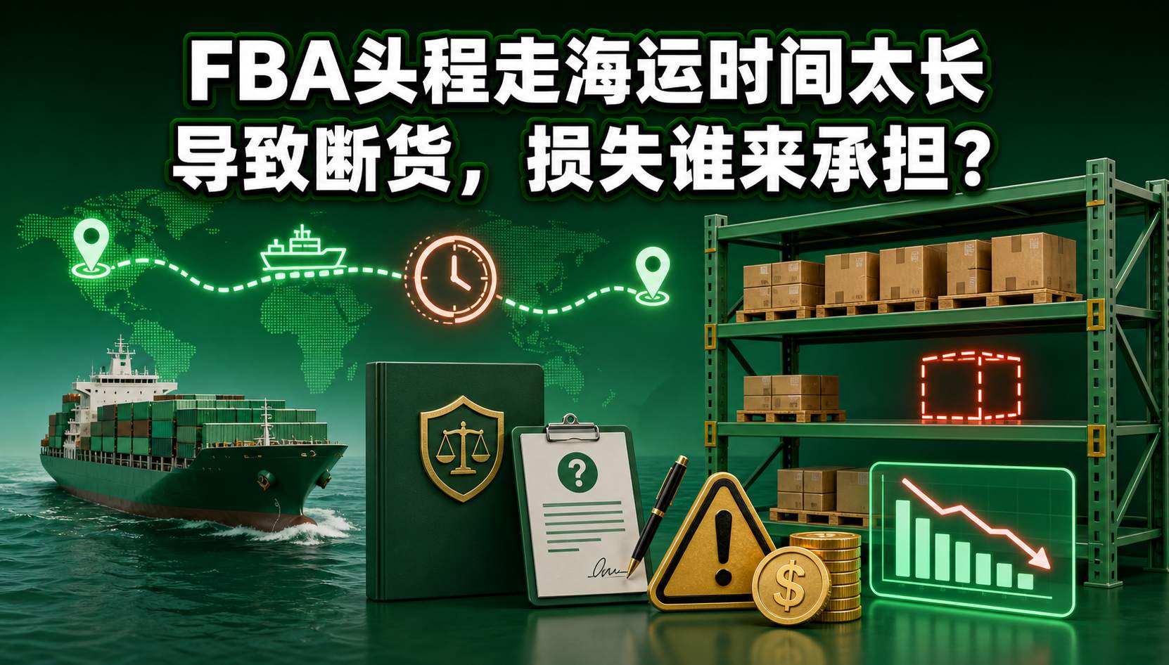 FBA头程走海运时间太长导致断货,损失谁来承担? FBA头程走海运时间太长导致断货,损失谁来承担?