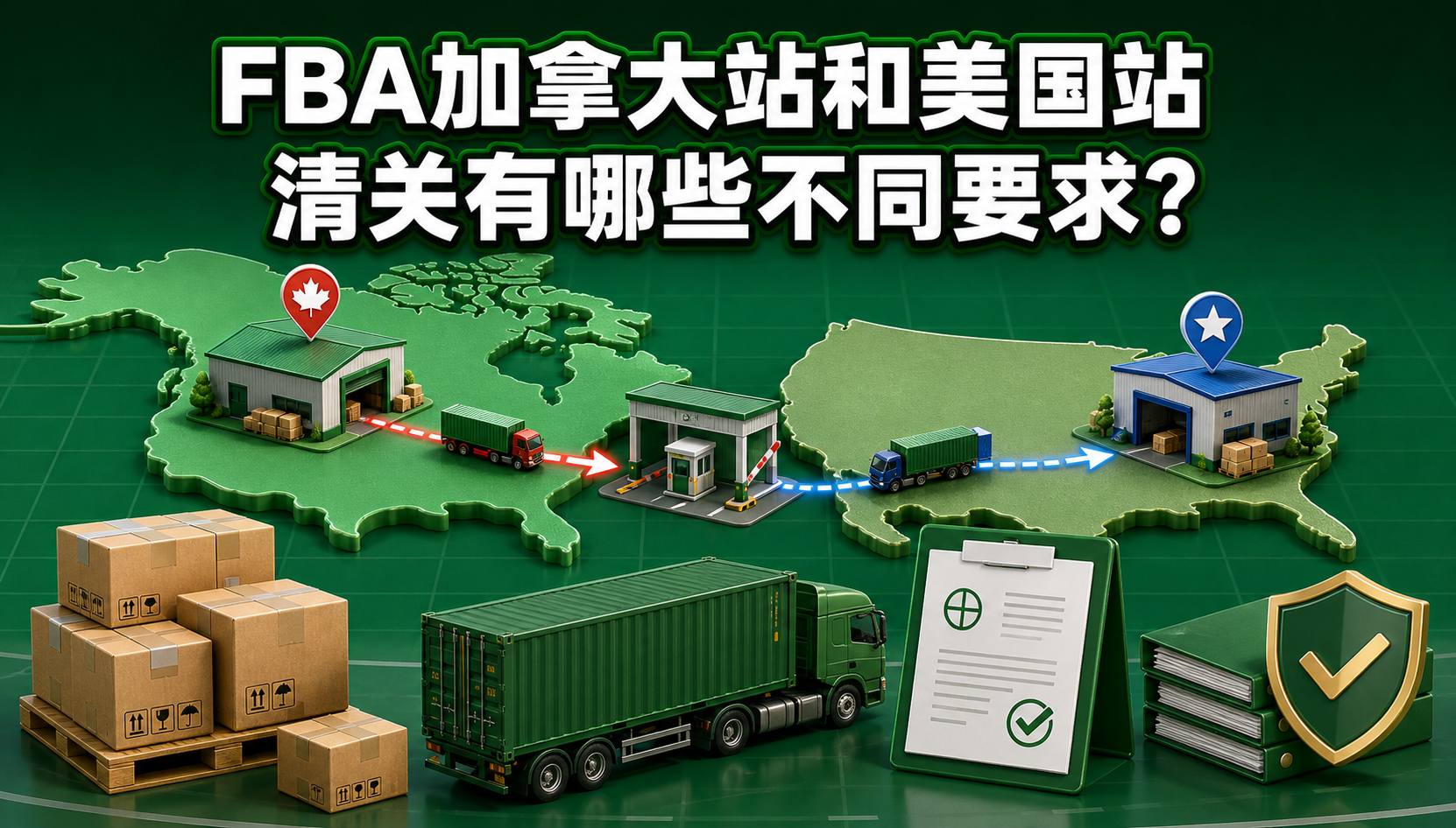 FBA加拿大站和美国站清关有哪些不同要求? FBA加拿大站和美国站清关有哪些不同要求?