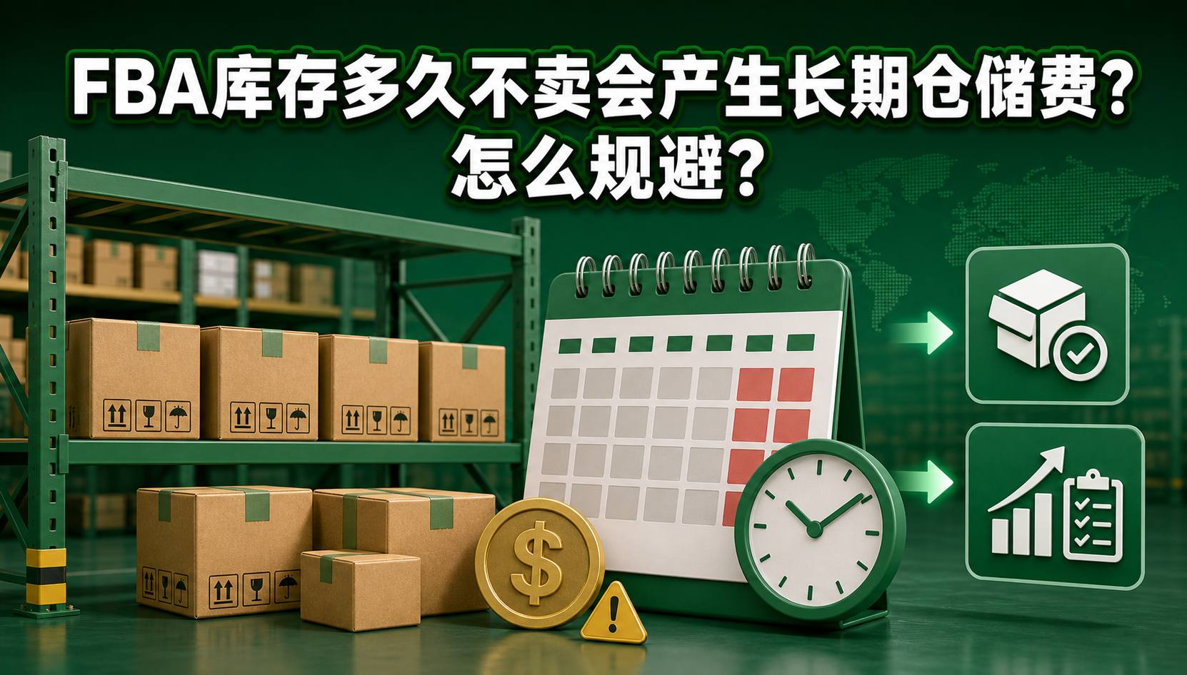 FBA库存多久不卖会产生长期仓储费?怎么规避? FBA库存多久不卖会产生长期仓储费?怎么规避?