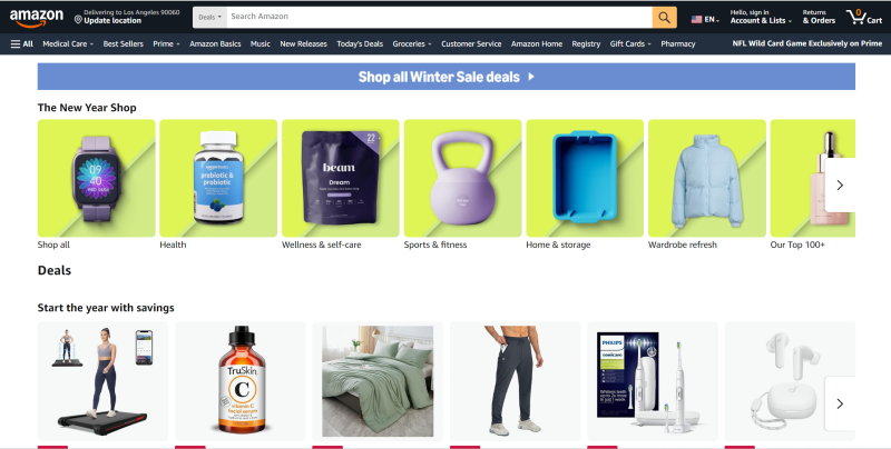 亚马逊电商平台页面 亚马逊电商平台页面